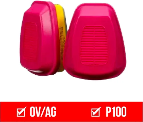 Miniatura 2 de 3M Cartuchos de repuesto para respirador multiusos, 60923H1-DC, 1 par