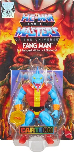 Miniatura 6 de Masters of the Universe Origins - Figura de acción de dibujos animados, Fang Man, 5.5 pulgadas Motu TV de los años 80 Fanged Villain, diseño