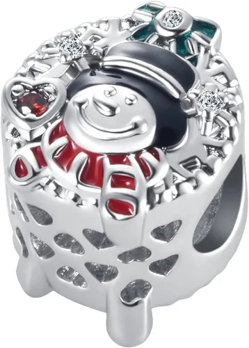 Miniatura 2 de QeenseKc - Cuentas de cristal esmaltadas para pulsera europea, regalo para mujeres y niñas