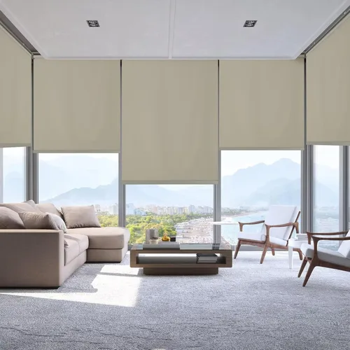 Miniatura 7 de MYshade Free-Stop - Persianas enrollables sin cordones para ventanas, persianas y cortinas para oscurecer la habitación, mismas cortinas de tela a