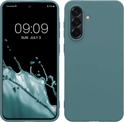 Miniatura 42 de kwmobile Funda compatible con Samsung Galaxy A23 4G / 5G - Funda de silicona TPU metálica suave y delgada - Rojo oscuro metálico