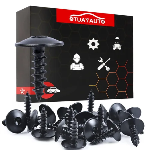 Miniatura 23 de OTUAYAUTO 10184895 140 clips de retención de remaches de plástico para puerta de parachoques de guardabarros de repuesto para Jeep Wrangler 07-20