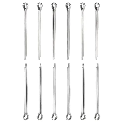 Miniatura 15 de DTGN Pasadores de clip de chaveta de 0.039 in x 0.394 in (DXL), paquete de 30 - Bueno para maquinaria - Sujetadores de horquilla de acero inoxidable