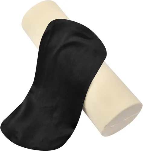 Miniatura 2 de Almohada de almohada cervical para el cuello, almohada redonda para espalda, almohada cilíndrica pequeña, soporte de espalda de espuma