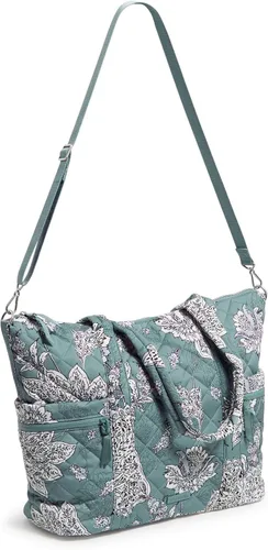 Miniatura 2 de Vera Bradley Bolsa de mano grande de sarga de alto rendimiento