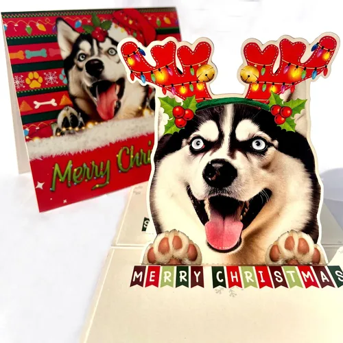 Miniatura 63 de Tarjeta de cumpleaños de perro Beagle 3D emergente – Felicitación de feliz cumpleaños para los amantes de los perros – Tarjeta desplegable