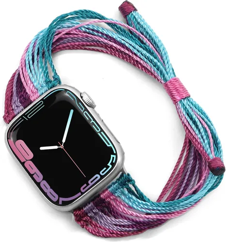 Miniatura 19 de JR.DM Correas de reloj bohemias compatibles con Apple Watch de 1.575 pulgadas, 1.614 pulgadas, 1.496 pulgadas, 1.732 pulgadas, 1.654 pulgadas, 1.772