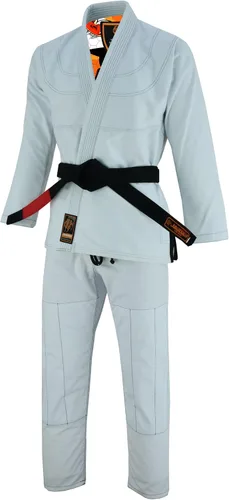Miniatura 5 de Jaguar Pro Gear En anillo interior de dragón sublimado Pro brasileño Jiu Jitsu BJJ Kimono Gi uniforme unisex Cinturón blanco incluido