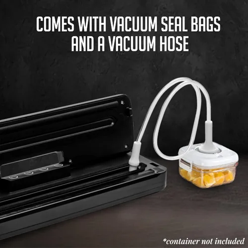Miniatura 7 de OVENTE Bolsas selladoras al vacío precortadas, 100 unidades de 8 x 12 pulgadas, resistentes para ahorro de alimentos, sin BPA para almacenamiento