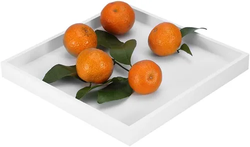Miniatura 4 de Bandeja de madera para servir, bandeja de madera para servir vintage, bandeja para desayuno, mesa de café, bandeja para servir frutas, dulces