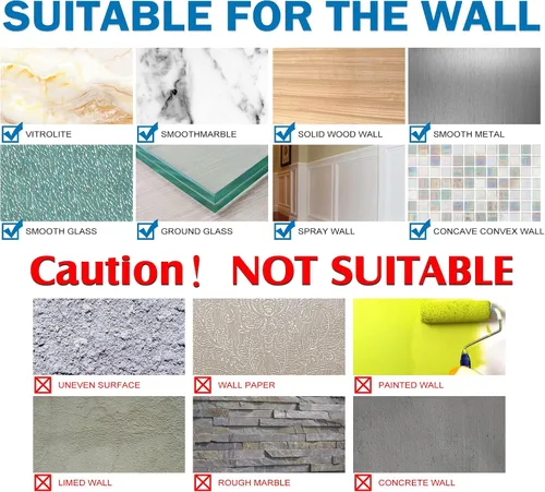 Miniatura 6 de WPT Organizador de esquina para ducha, paquete de 2 estantes adhesivos para ducha, organizador de ducha, montaje en pared, sin perforaciones