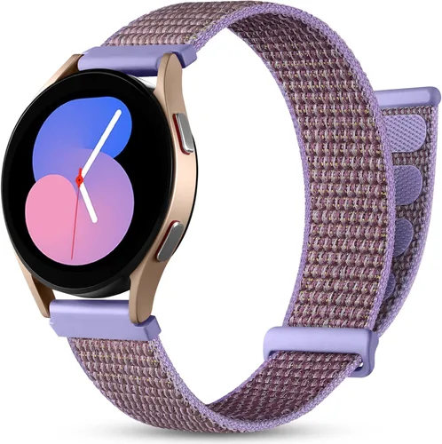 Miniatura 14 de DaQin Compatible con Samsung Galaxy Watch 7, 6, 5, 4, 1.575 pulgadas, 1.732 pulgadas, correa deportiva ajustable de nailon suave de 0.787 pulgadas