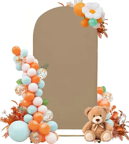 Miniatura 30 de Funda para arco de boda de 6 pies, tela elástica para arcos pequeños, cabinas de fotos y decoración de fiestas, para cumpleaños, duchas