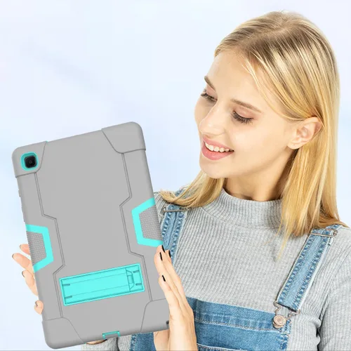 Miniatura 5 de Funda para Tablet de Samsung Galaxy Tab A7 10.4 2020, Funda Protectora de Alta Resistencia y a Prueba de Golpes de PC de Silicona con Soporte