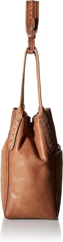 Miniatura 3 de Frye Hobo de cuero con cremallera de caña Naranja