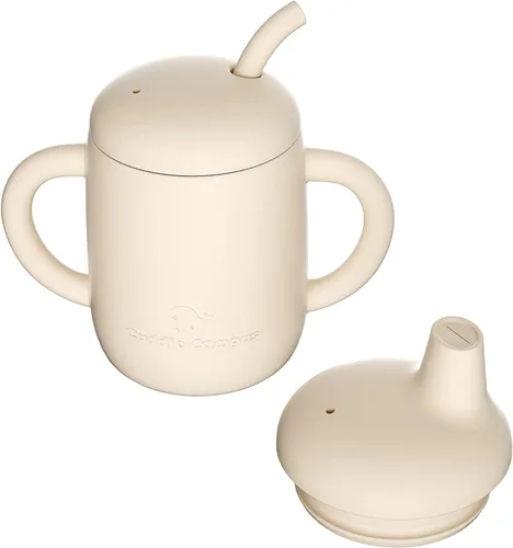 Miniatura 9 de Cuddle Campus Vasos para bebés de 7 onzas, [4 en 1] tazas para bebé, vaso de silicona inastillable, taza abierta para 6M, 6 meses, 6 a 12 meses, 1/1
