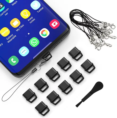 Miniatura 11 de 20 tapones antipolvo para iPhone 14, 14 Pro Max, 13, 13 Pro Max, 12, 12 Pro Max, 11, 11 Pro, X, XS, XR, 8, 7, iPhone Lightning puerto de carga