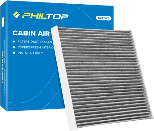 Miniatura 14 de PHILTOP Filtro de aire de cabina HEPA con carbón activado, compatible con CF10934 Mercedes-Benz E350, C300, C250, GLK350, C350, CLS550, E400, SL550