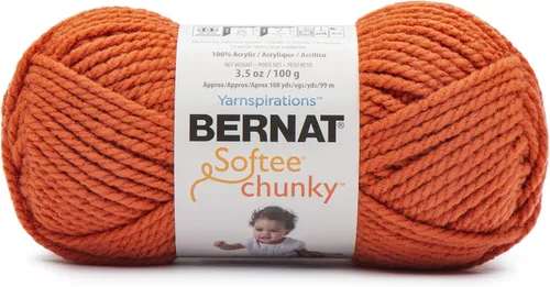 Miniatura 18 de Ovillo sólido Bernat Softee Chunky, Acrílico, Rojo Berry, Paquete de 1