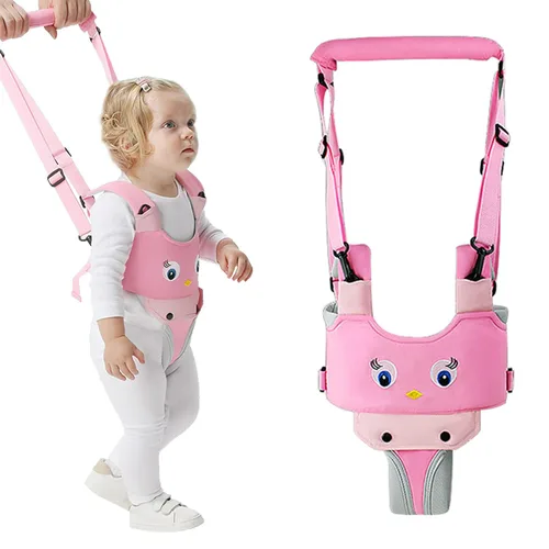 Miniatura 13 de IULONEE Andador de bebé, arnés de mano para niños pequeños, cinturón protector, para actividades infantiles, ajustable, de pie, ayudante de Gris