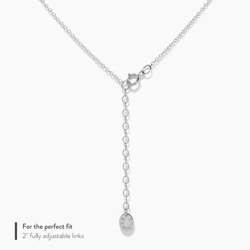Miniatura 7 de BENIQUE Collar delicado para mujeres y niñas plata de ley 925 maciza o metales rellenos de oro de 14 quilates cadena fina colgante significativo