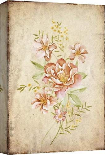 Miniatura 81 de SIGNFORD Lienzo impreso para pared, acuarela, floral, retro, abstracto, naturaleza, desierto, ilustraciones florales botánicas, arte moderno