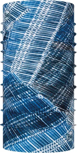 Miniatura 19 de BUFF CoolNet UV Polaina para el cuello, Protección solar UPF 50, Transpirable, Versátil, Mascarilla de secado rápido, Negro y Azul, Talla para Sun