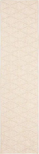SAFAVIEH Palm Beach Collection - Alfombra para pasillo, 2 pies 3 pulgadas x 10 pies, color beige y beige, diseño de sisal, no desprende pelusa y de