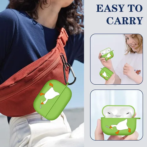 Miniatura 5 de Funda para Airpod Pro de 2 generación, bonita y divertida funda de silicona para mujer, funda protectora de silicona para Air Pod Pro de 2ª Estético.