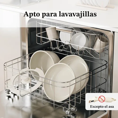 Miniatura 8 de Redchef - Juego de ollas y sartenes de cerámica antiadherentes, juego de batería de cocina antiadherentes, juego de ollas y sartenes no tóxicas