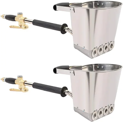 Beduan Pistola pulverizadora de mortero de cemento neumático, estuco de yeso, herramienta automática para jadear aire para pared (paquete de 2), 2