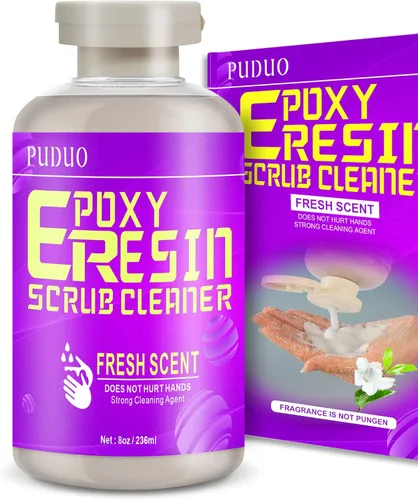 Puduo Limpiador de resina, suavizante de agua, herramientas de eliminación de epoxi, para resina UV y moldes, jabón epoxi de 8 onzas (8 onzas)