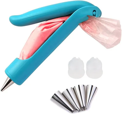 Yakamoz DIY - Kit de herramientas para decorar pasteles, puntas para glaseado, boquillas, bolsa para repostería, fondant, decoración de tartas
