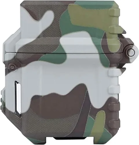 Estuche de almacenamiento táctico para encendedor, caja contenedor organizador soporte para tanque interior Zippo, impermeable, anti-caída