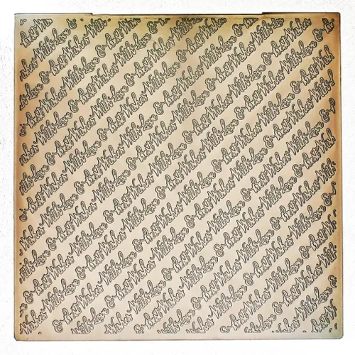 Miniatura 7 de Palabras de gran tamaño de 8x8 pulgadas con estrellas de amor puntos cuadrícula botones fondo Carpetas de relieve de plástico para hacer tarjetas