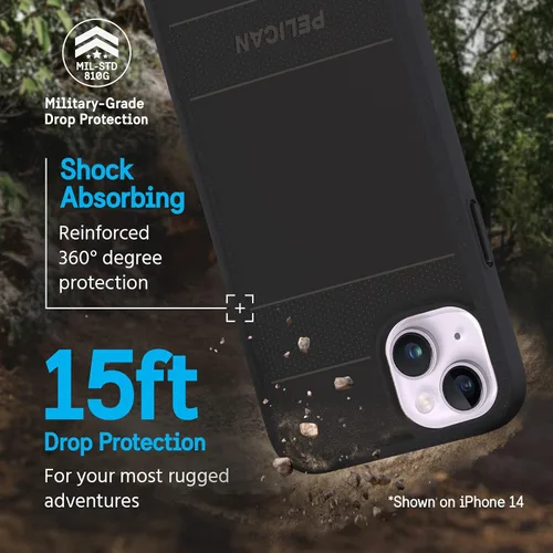 Miniatura 2 de Pelican Protector Series - Funda compatible con carga magnética resistente para iPhone 14 Plus (2022) diseñada para caber perfectamente