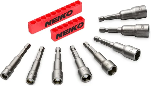 Miniatura 14 de NEIKO 10048A Juego de Brocas de Seguridad de 100 Piezas Acero Cr-V Adaptadores de 1/4 de Pulgada Phillips Ranurado Hexagonal Torx Star A Prueba