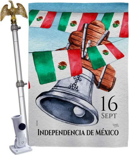 Bandera del Día de la Independencia de México, Águila Regional, México, Estados Unidos, País en Particular, Pequeña Bandera Decorativa de Regalo