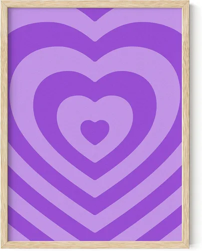 Miniatura 56 de HAUS AND HUES Arte de pared morado - Pósteres estéticos para habitación, decoración de pared morada para dormitorio, pósteres estéticos para Turvy