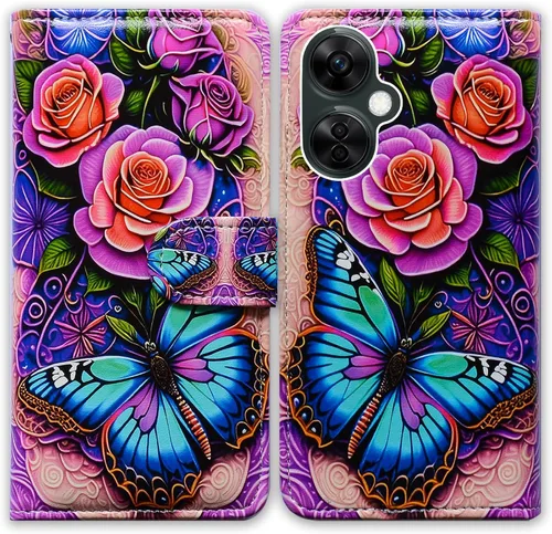 Miniatura 28 de Bcov Funda para Oneplus Nord N30 5G, diseño de pájaro negro y verde con tapa para teléfono con ranura para tarjeta y soporte para OnePlus Nord N30 5G