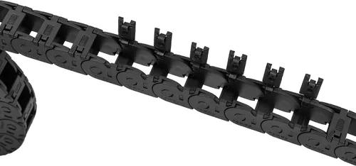 Miniatura 6 de 2 unidades de 39.4 pulgadas de cadena de arrastre tipo abierto R18 cadena de cable de alambre para fresadora CNC e impresora 3D, 2 pares adicionales
