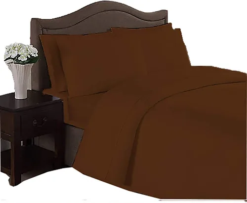 Miniatura 6 de BedDecor Juego de sábanas de 600 hilos, 6 piezas, 100% algodón egipcio con bolsillo extra profundo de 19 pulgadas, calidad de hotel súper suave Negro