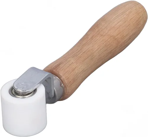 Miniatura 7 de Garosa Rodillo de costura de 1.102 in de ancho y 1.181 in de diámetro, rodillo de presión de mano de silicona, herramienta de acolchado de papel