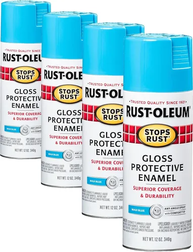 Miniatura 130 de Rust-Oleum 285092 - Pintura en aerosol para prevención del óxido, 12 onzas, transparente satinado Satinado claro