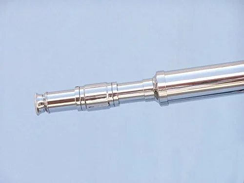 Miniatura 4 de Nauticalmart Telescopio maestro de puerto cromado de pie de 60 pulgadas Regalo coleccionable, perfecto para regalos de Navidad y vacaciones