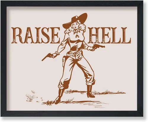 Miniatura 53 de Poster Master Póster de You've Yeed Your Last Haw - Impresión retro de vaquero marrón - Arte occidental - Arte moderno - Arte del salvaje oeste