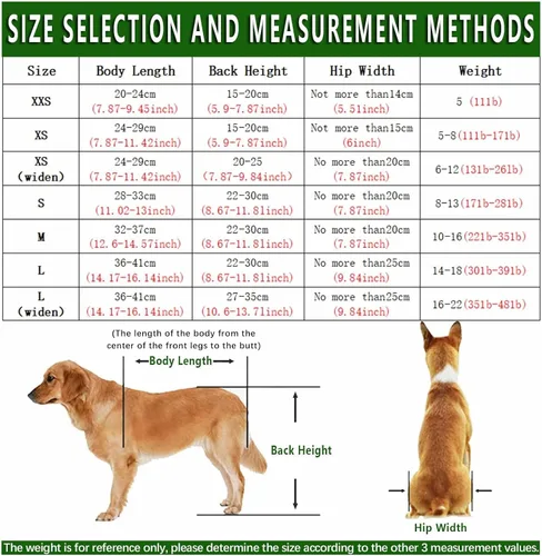 Miniatura 5 de Small Dog Wheelchair for Back Legs Dog Wheelchair Cart, Brace and Hip Support, Walking Mobility Aids Light Weight Dog Rehabilitation Brace