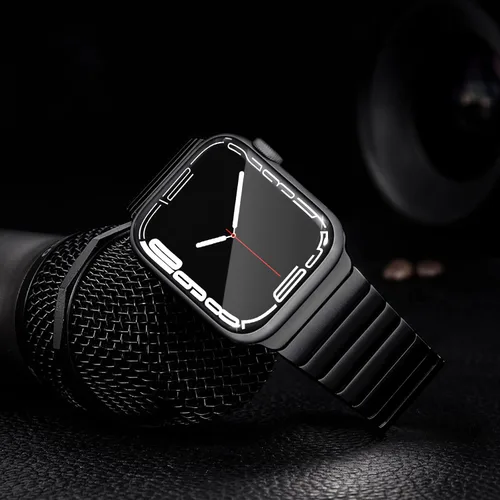 Miniatura 5 de KADES Correa de acero inoxidable compatible con Apple Watch Band Ultra 3/2/1 de 1.73 pulgadas Series 11/10 de 1.81 pulgadas/1.65 pulgadas, Series