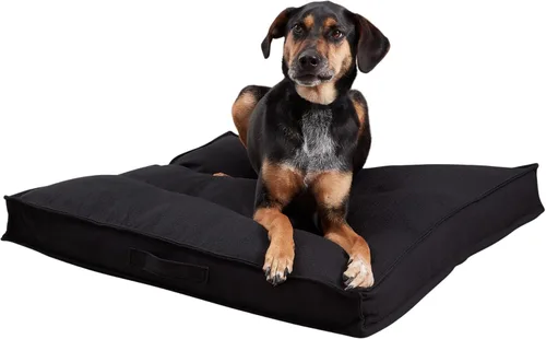 Miniatura 20 de Happy Hounds Milo - Cama cuadrada copetuda para perro, cemento, pequeña (24 x 24 pulgadas), 24.0 pulgadas de largo x 24.0 pulgadas de ancho x 5.0