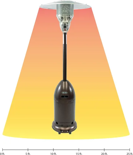 Miniatura 7 de Dyna-Glo DGPH201BR estufa de exteriores de bronce de 48000 BTU